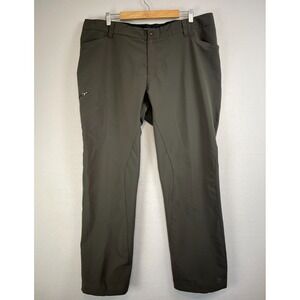 REI Mens Softshell Pants Size XL Brown‎ 32" Inseam Water Resistant Stretch